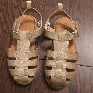 Glitter girl sandals size 10